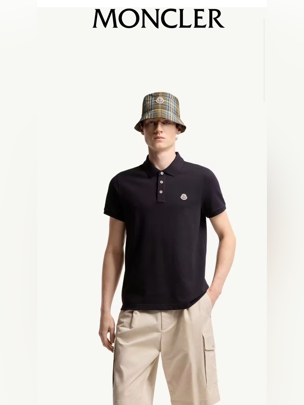 Moncler Maglia Polo Manica Corta Short Sleeve Cotton Polo M